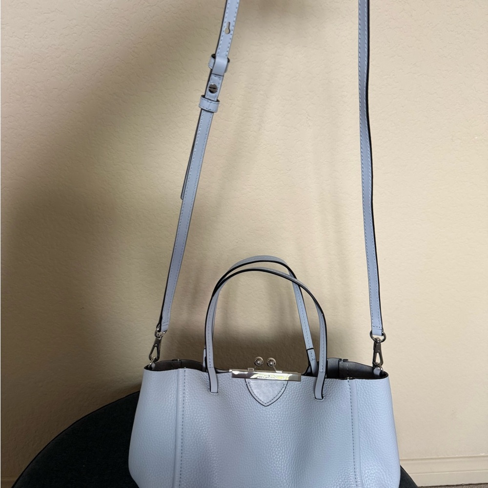 Marc Jacobs Light Blue Leather Shoulder Bag - Picture 2 of 8
